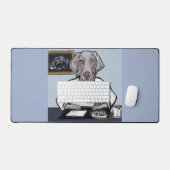 Weimaraner Schreibtischunterlage (Tastatur & Maus)