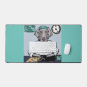 Weimaraner Schreibtischunterlage (Tastatur & Maus)