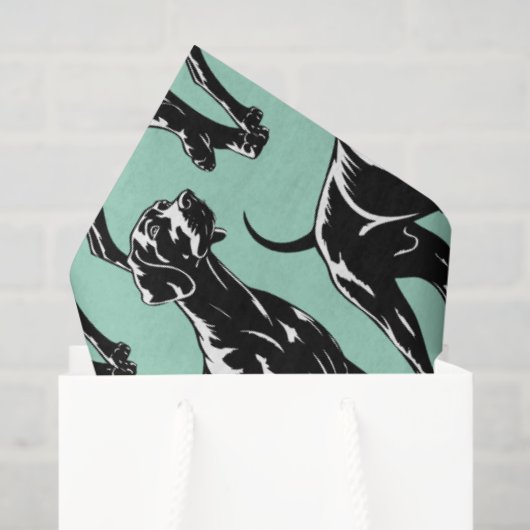 Weimaraner  seidenpapier (Geschenktüte)