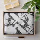 Weimaraner  seidenpapier (Geschenk)