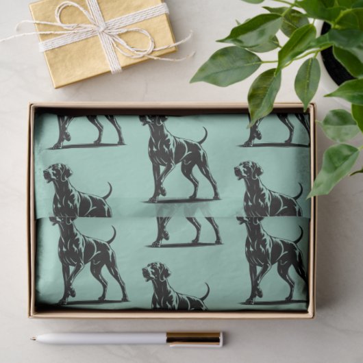 weimaraner seidenpapier (Geschenk)