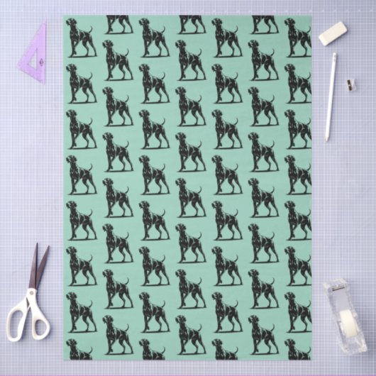 weimaraner  seidenpapier (Basteln)