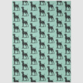 weimaraner seidenpapier (Vorderseite)