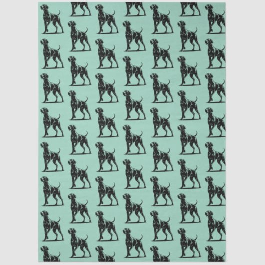 weimaraner seidenpapier (Vorderseite)