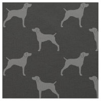 Weimaraner Silhouette-Muster