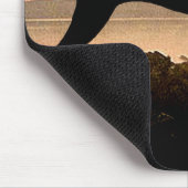 Weimaraner Sonnenuntergang Mousepad (Ecke)