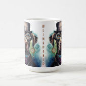 Weimaraner-Steampunk-Hund Kaffeetasse (Mittel)