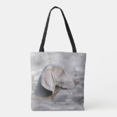 Weimaraner stellen gegenüber tasche (Rückseite)