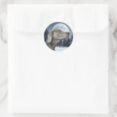 Weimaraner Sticker (Tasche)