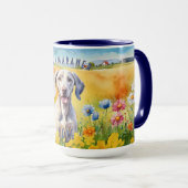 Weimaraner Sunrise Combo Tasse (VorderseiteRechts)