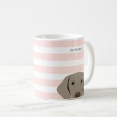 Weimaraner Tasse (VorderseiteRechts)