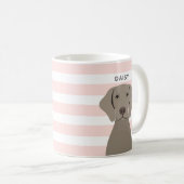 Weimaraner Tasse (VorderseiteRechts)