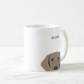 Weimaraner Tasse (VorderseiteRechts)