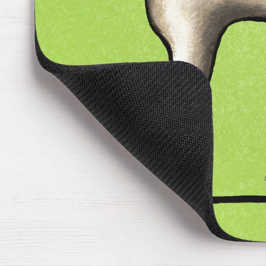 Weimaraner Tennis Pro Mousepad (Ecke)