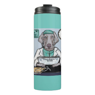 Weimaraner Thermosbecher