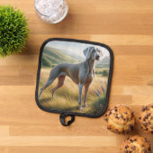 Weimaraner Topflappen (Oben Unten)