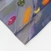 Weimaraner Trick-or-Treating in Halloween-Kostümen Fleecedecke (Ecke)