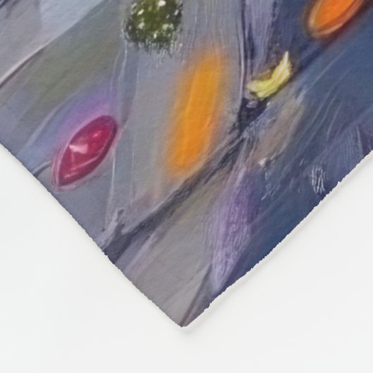 Weimaraner Trick-or-Treating in Halloween-Kostümen Fleecedecke (Ecke)