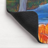 Weimaraner u. Tabby-Katze Mousepad (Ecke)
