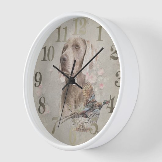 Weimaraner Uhr (Winkel)