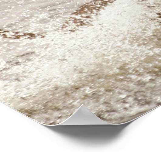 Weimaraner und glückliches Zitat Poster (Ecke)