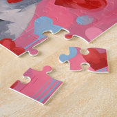 Weimaraner Valentinstag Puzzle (Seite)