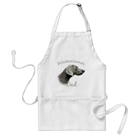 Weimaraner Vater 2 Schürze (Vorne)