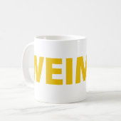 Weimaraner Vater Kaffeetasse (Vorderseite Links)
