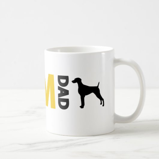 Weimaraner Vater Kaffeetasse (Rechts)