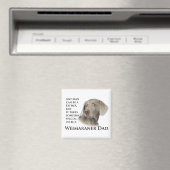 Weimaraner Vater Magnet (In Situ (Geschirrspüler))