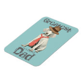 Weimaraner Vater Magnet (Linke Seite)