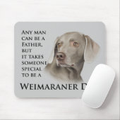 Weimaraner Vater-Magnet Mousepad (Mit Mouse)