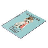 Weimaraner Vater Notizblock (Linke Seite)