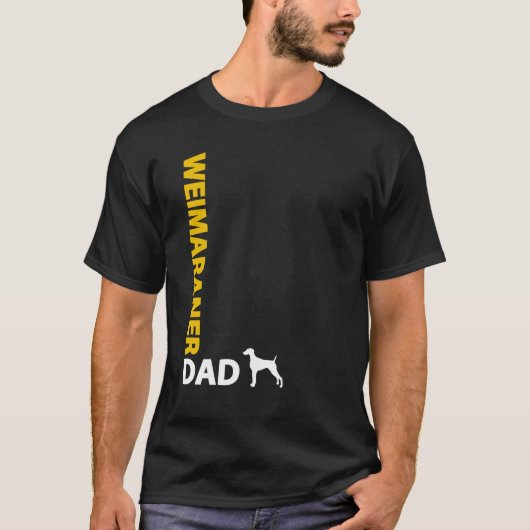 Weimaraner Vater T-Shirt (Vorderseite)