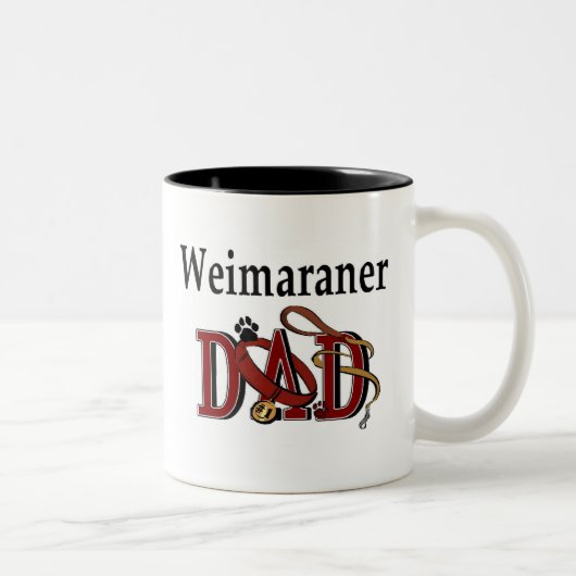 Weimaraner Vater Tasse (Rechts)