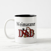 Weimaraner Vater Tasse (Links)