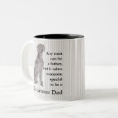 Weimaraner Vater Tasse (Vorderseite Links)