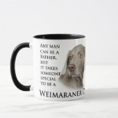 Weimaraner Vater-Tasse Tasse (Links)