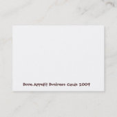 Weimaraner Visitenkarte (Rückseite)