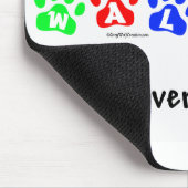 Weimaraner Walks Mousepad (Ecke)