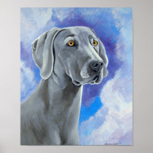 Weimaraner Wall Print Poster