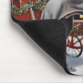 Weimaraner Weihnachtsfeiertage Mousepad (Ecke)