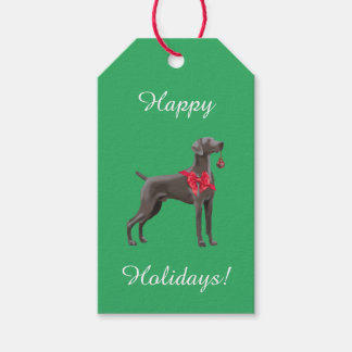 Weimaraner Weihnachtsgeschenke Tags Geschenkanhänger