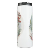 Weimaraner Weihnachtskraut Festliche Jungfrau Thermosbecher (Rückseite)