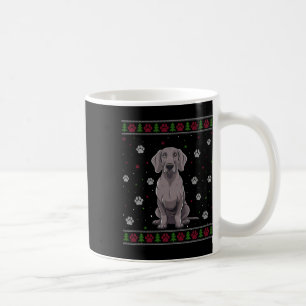 Weimaraner Weihnachtssüßer Xmas Haustier Hund L Kaffeetasse