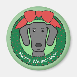 Weimaraner Weihnachtszeit Magnet