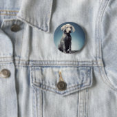 Weimaraner Welpe Button (Beispiel)