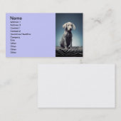 Weimaraner Welpe Visitenkarte (Vorne/Hinten)