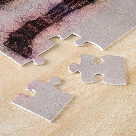 Weimaraner Welpenskizze Puzzle (Seite)