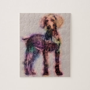 Weimaraner Welpenskizze Puzzle